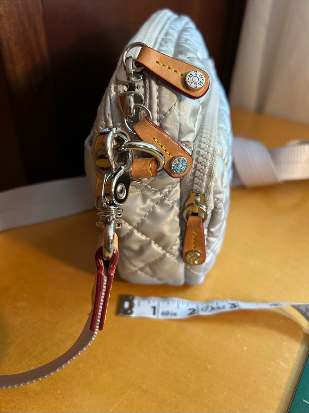 Mz Wallace Camera Bag in Oyster - Picture 7 of 12